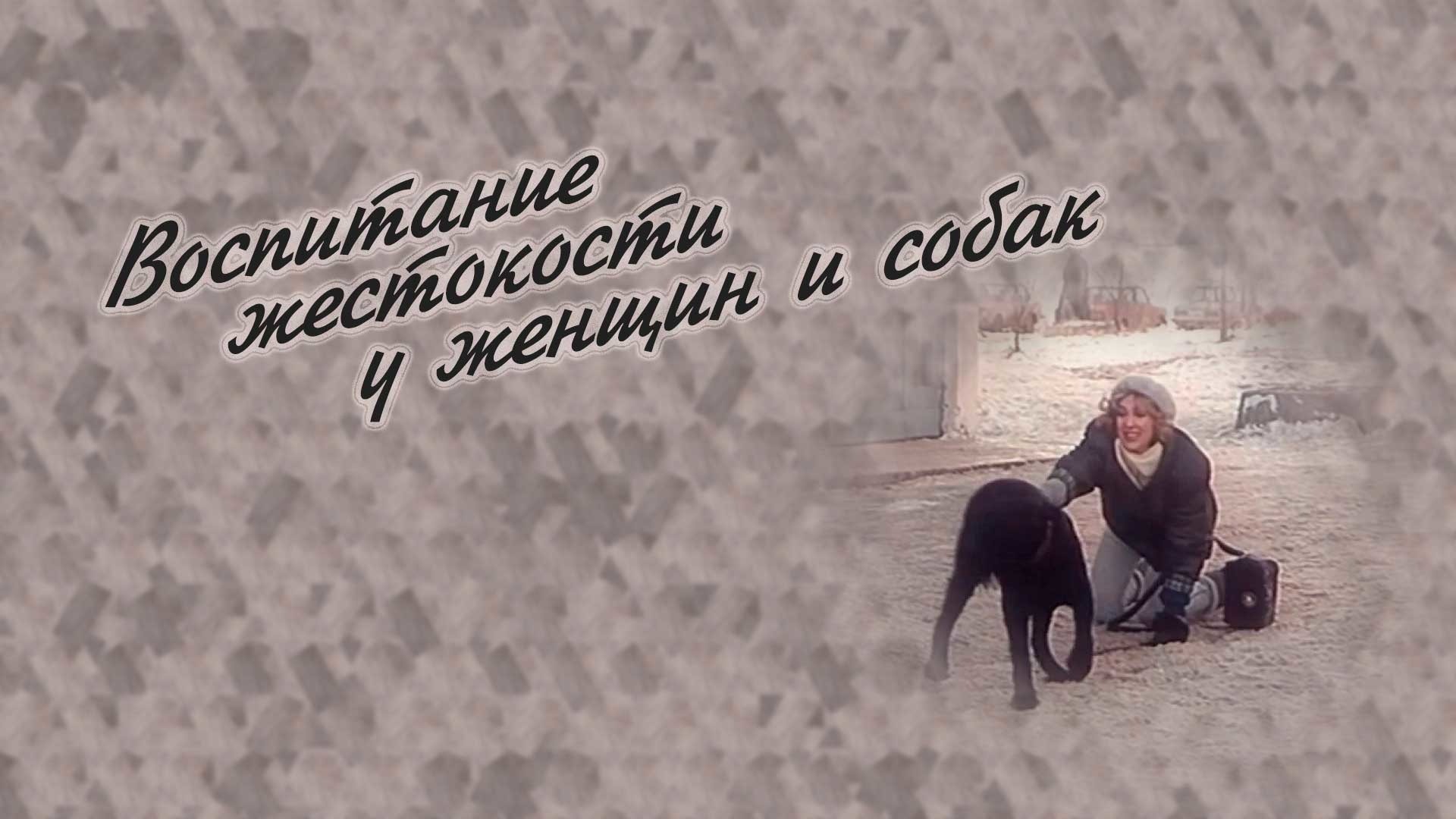 Воспитание жестокости у женщин и собак